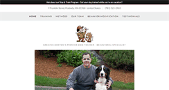 Desktop Screenshot of northbostondogtraining.com